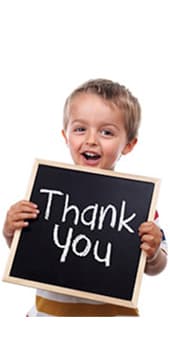 Fuel Our Foundation — Race for the Cure thank-you poster from BC Children's Hospital